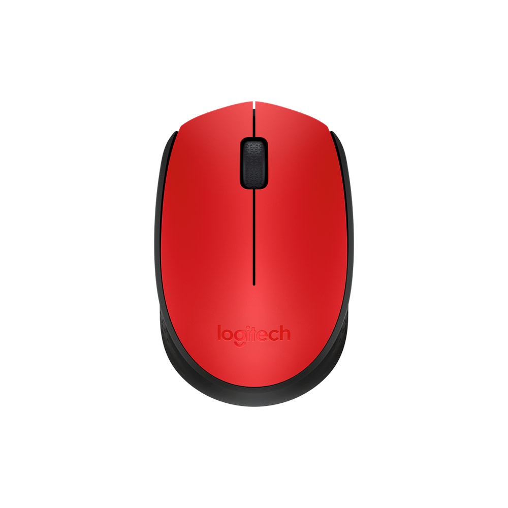 Mouse Sem Fio Logitech M170  Vermelho - 910-004639