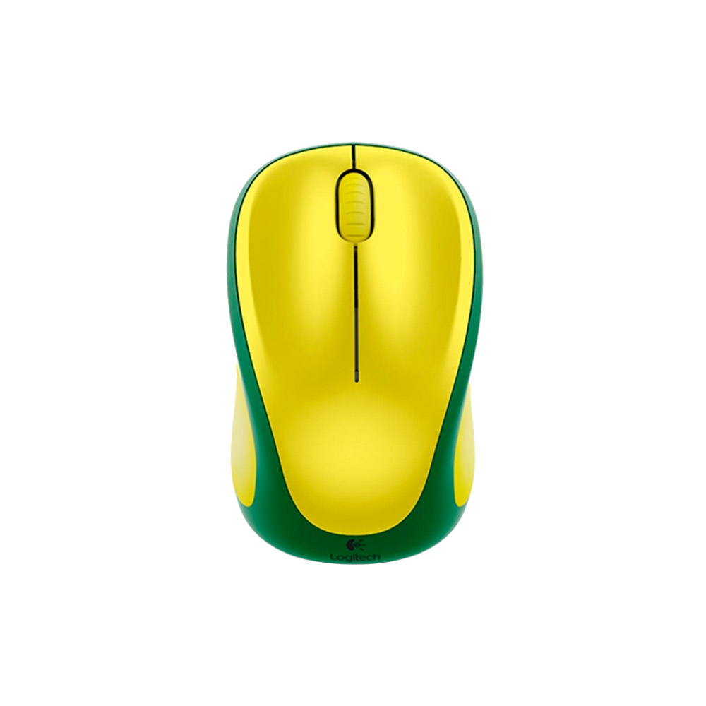 Mouse Sem Fio Logitech M317 Verde/Amarelo - 910-004022
