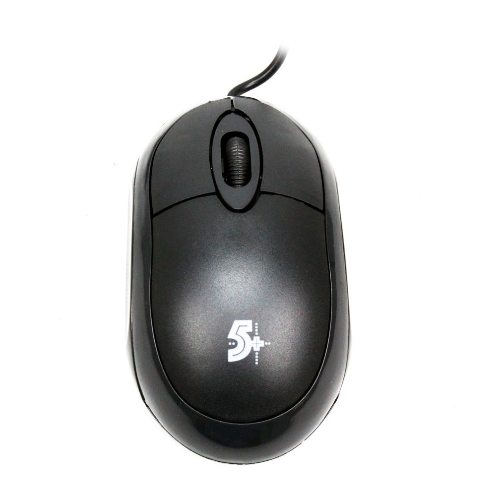 Mouse Óptico USB Office 5+ 1000DPI Preto 015-0043