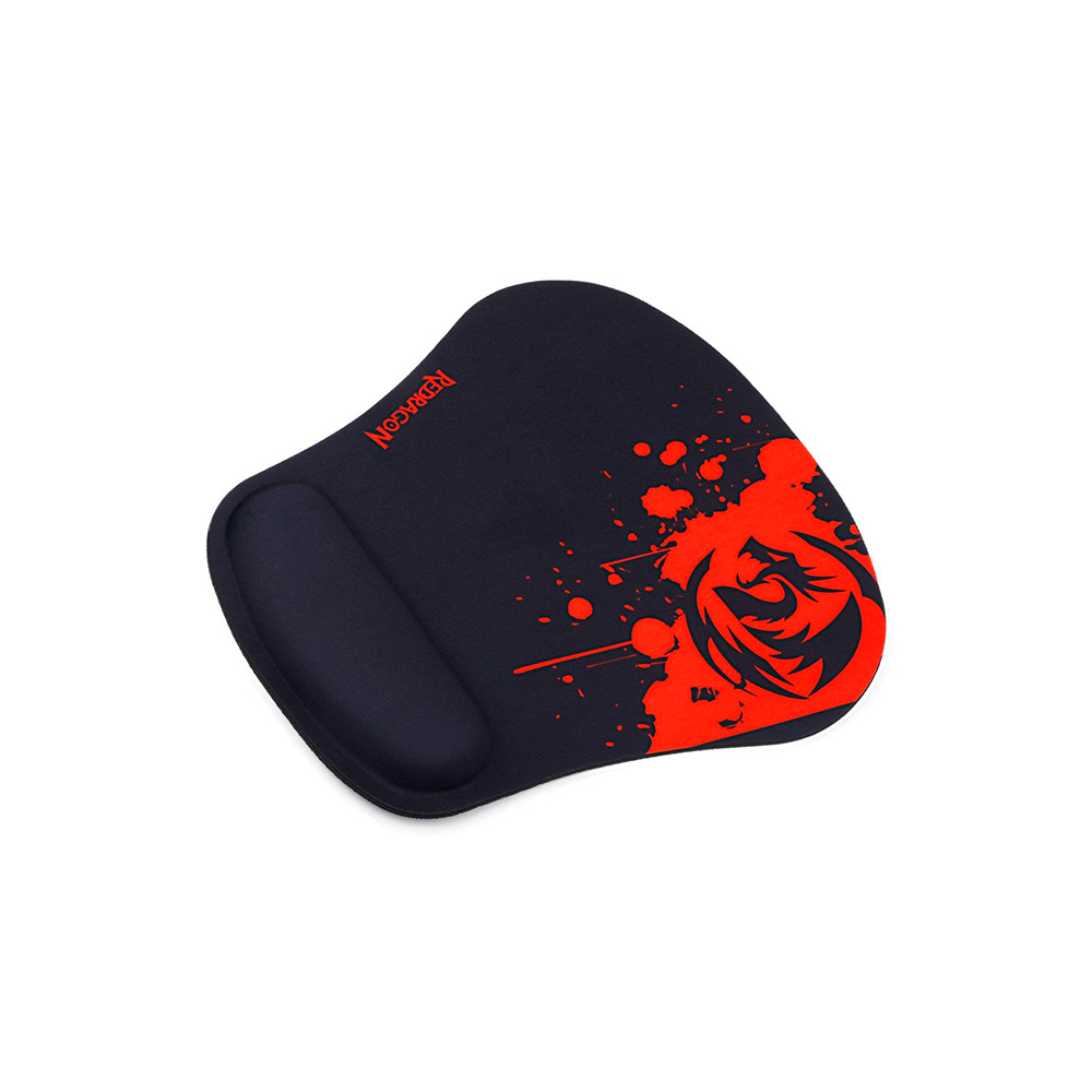Mousepad Gamer Redragon Libra com Apoio de Pulso, Preto e Vermelho - P020