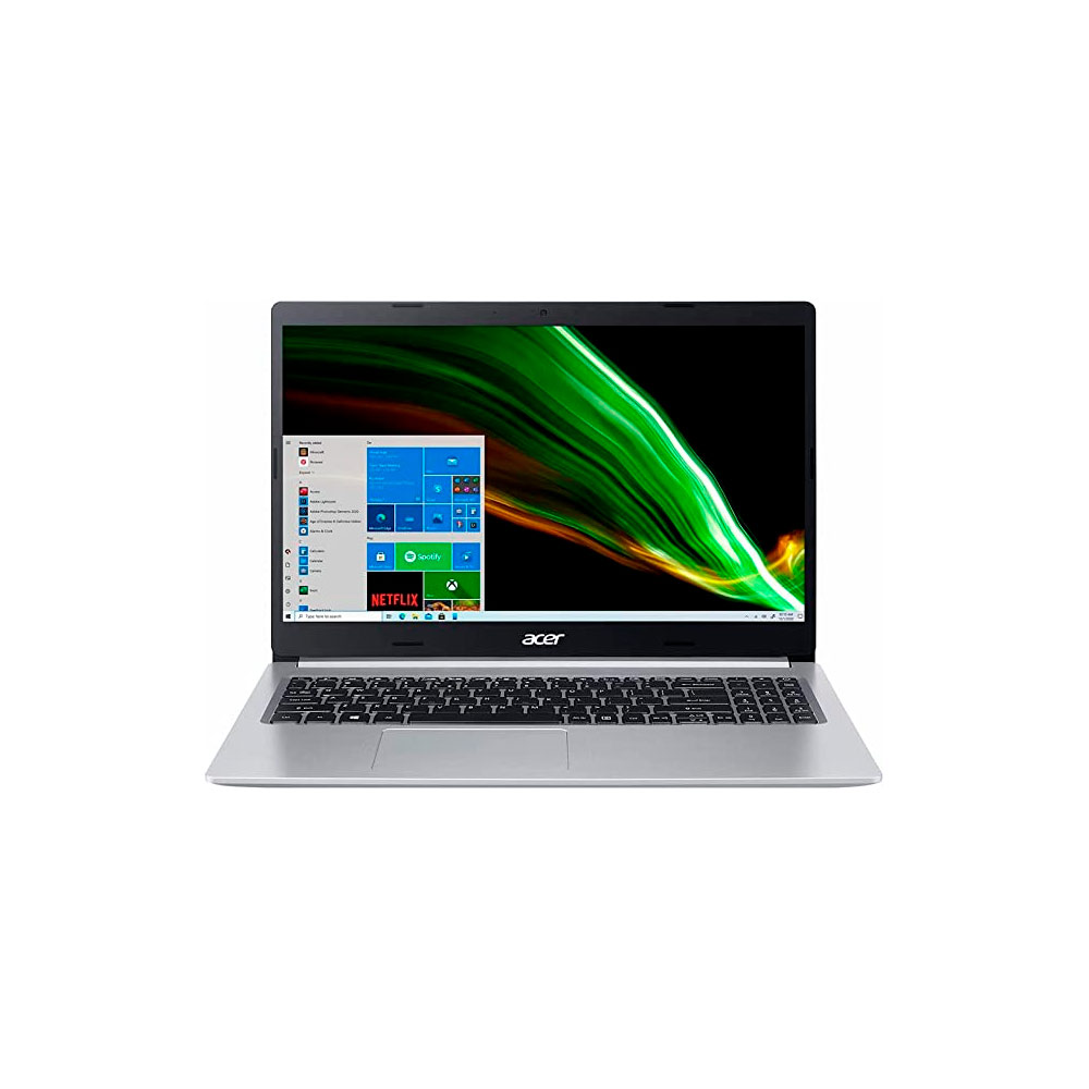 Notebook Acer Aspire 5 Intel Core i5-10210U, 4GB RAM, SSD 256GB NVMe, 15.6 Full HD Ultrafino, Windows 10 Home, Prata - A515-54-579S