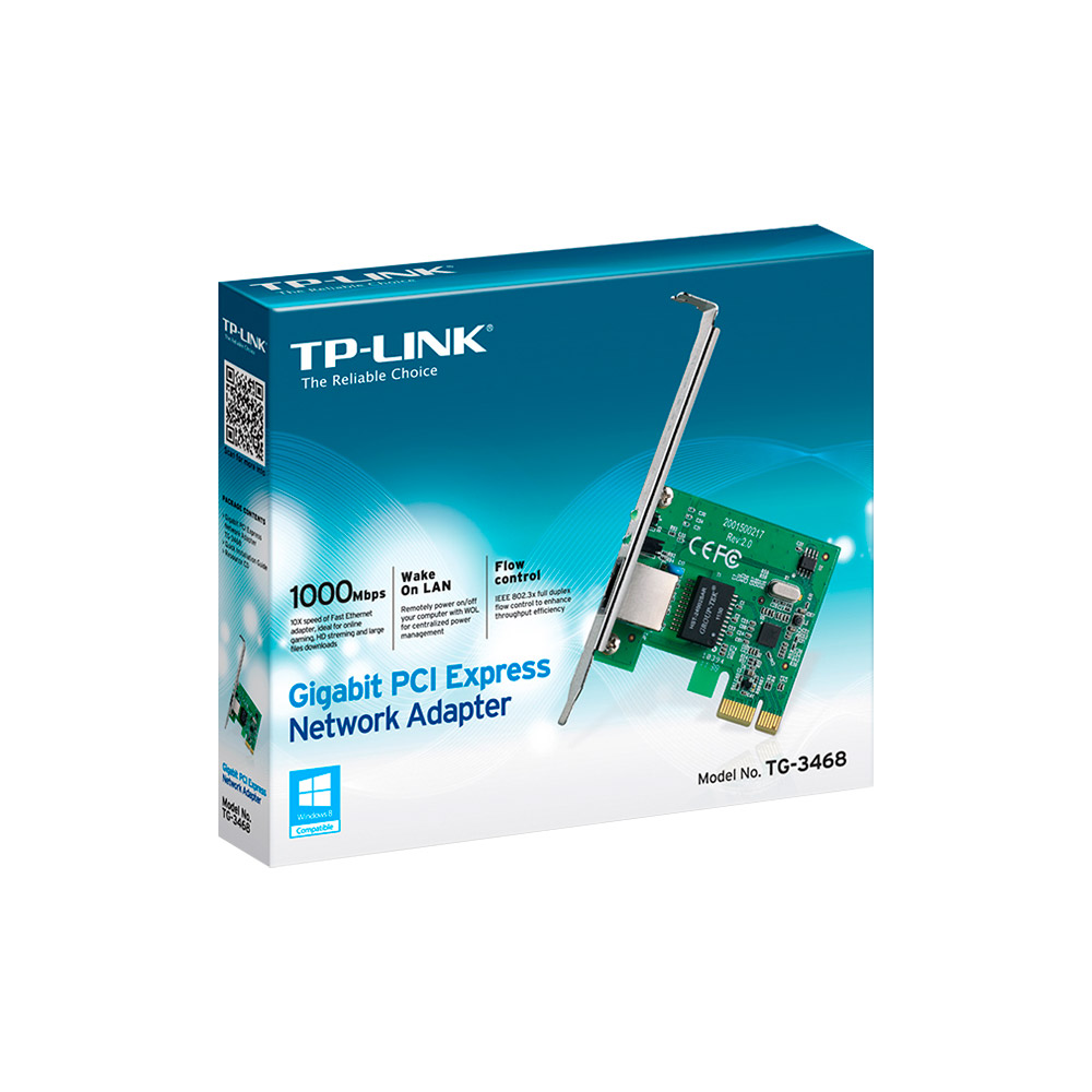 Placa de Rede TP-Link 10/100/1000 PCI-Express TG-3468