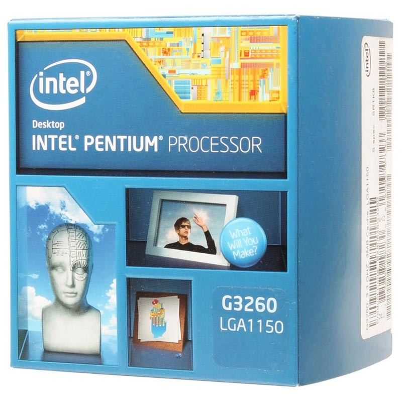 Processador Intel Dual Core G3260 3.3 GHz 3MB 4a.Geração LGA 1150 Box