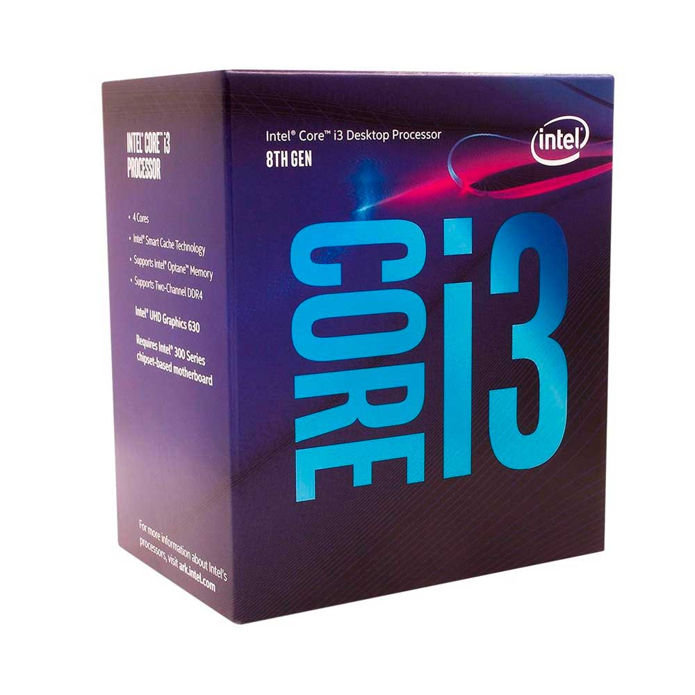 Processador Intel Core I3-8100 Coffee Lake 3.6GHz 6MB BX80684I38100