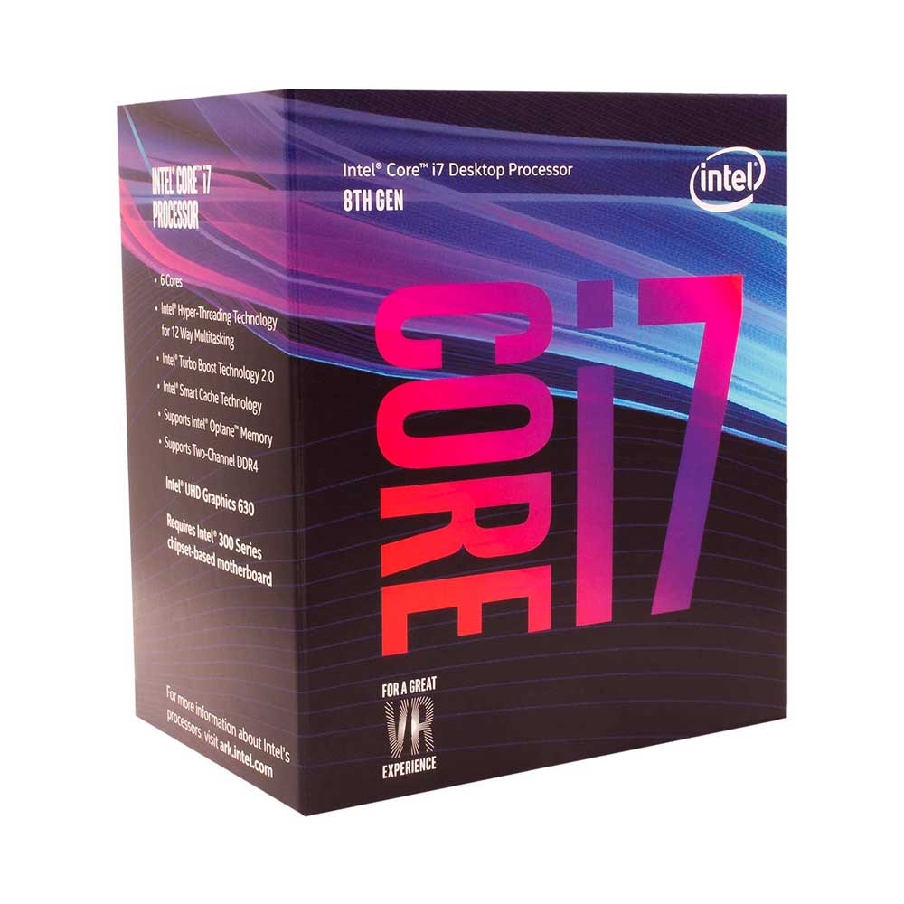 Processador Intel Core I7-9700 3.0Ghz 12MB BX80684I79700