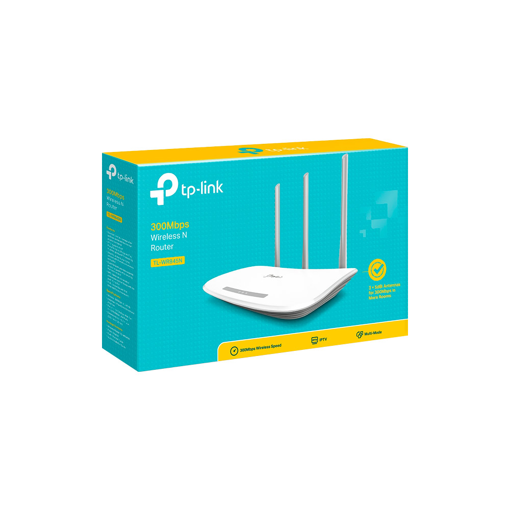 Roteador 300Mbps TP-Link TL-WR845N Wireless 3 antenas ipv6