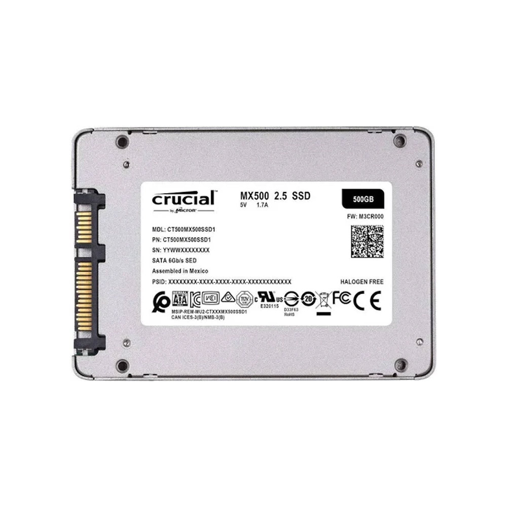 SSD 500GB Crucial MX500 SATA III 6Gb/s CT500MX500SSD1
