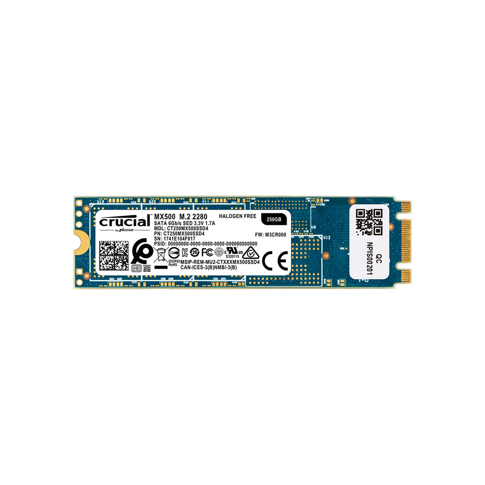 SSD M.2  250GB Crucial MX500 - CT250MX500SSD4