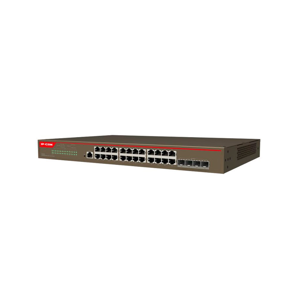 Switch IP-Com 24pt Gigabit L3 Manag Sw + 4pt 10G SFP + 1pt console  para Rack e Mesa - G5328X