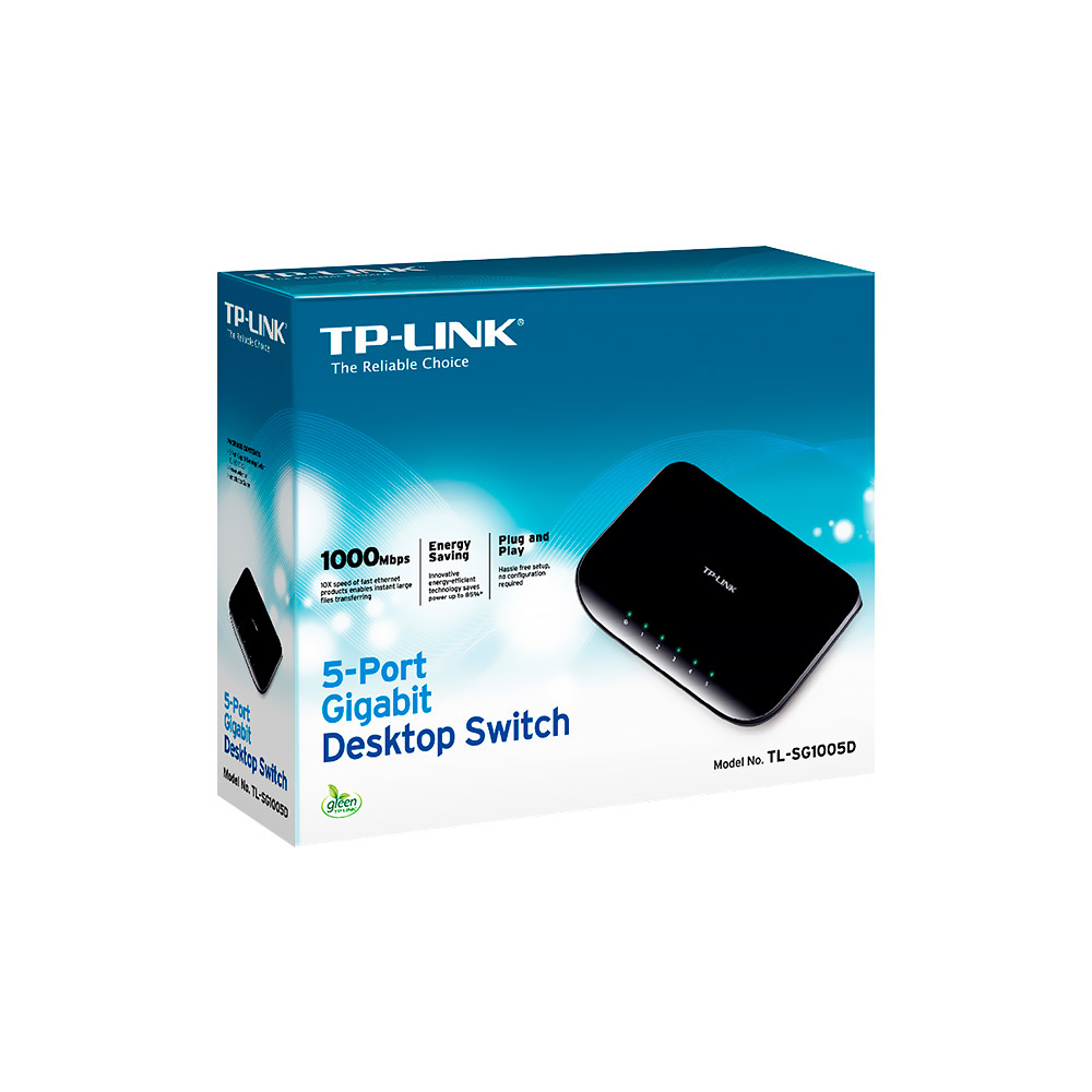 Switch TP-Link 05pt TL-SG1005D Gigabit  de Mesa V7