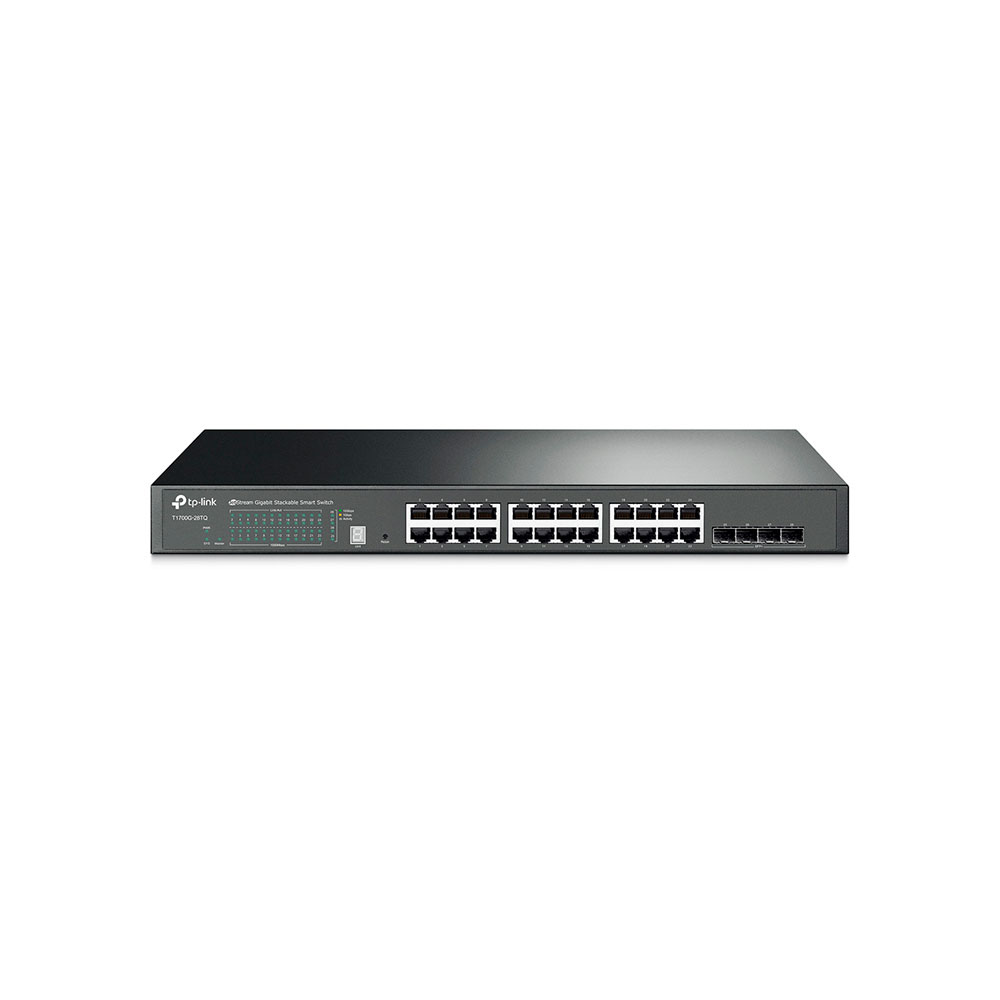 Switch TP-Link 24pt T1700G-28TQ SJetStream 24-Port Gigabit Stackable Smart Switch with 4 10GE SFP+ Slots