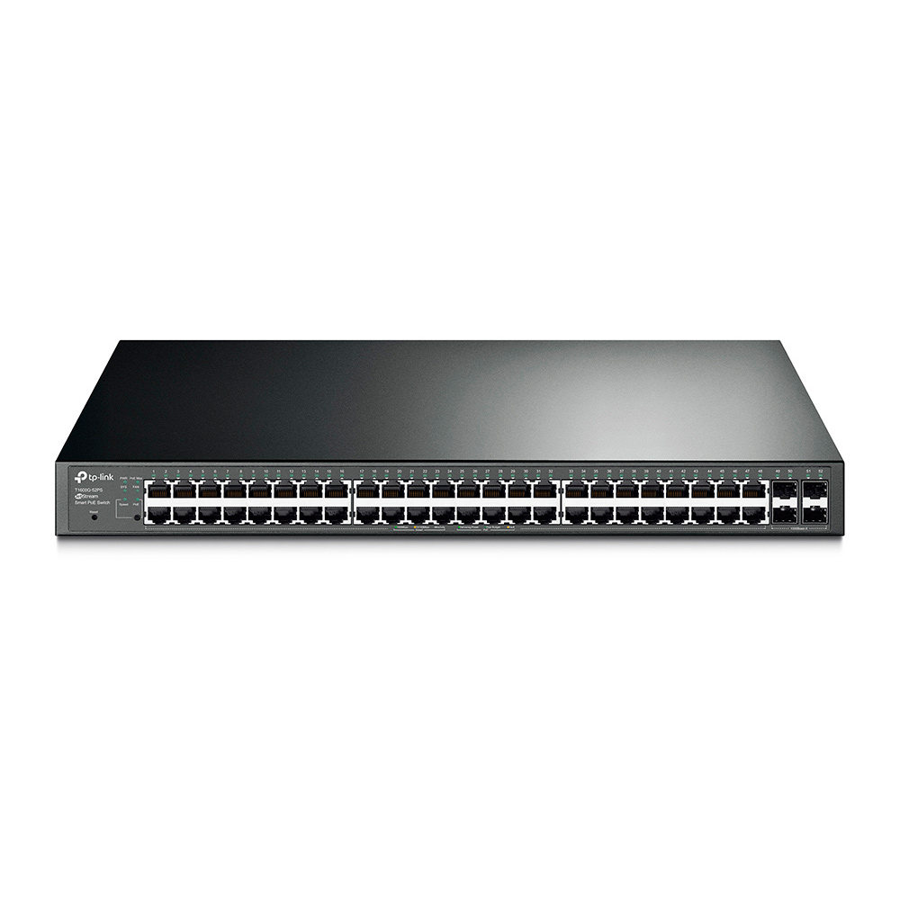 Switch TP-Link 48pt T1600G-52PS (TL-SG2452P) Gigabit c/4 Slot SFP POE