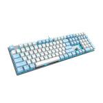 Teclado Mecânico Gamdias, Hermes M5, RGB, Switch Azul, ANSI, White/Blue, HERMES M5RGB WB