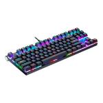 Teclado Mecânico Gamer Motospeed CK101, RGB, Switch Outemu Blue, US