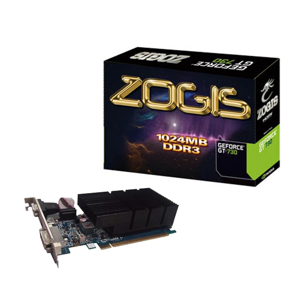 VGA GeForce 1GB GT730 Zogis DDR3 64bits  ZOGT730-1GD3H64