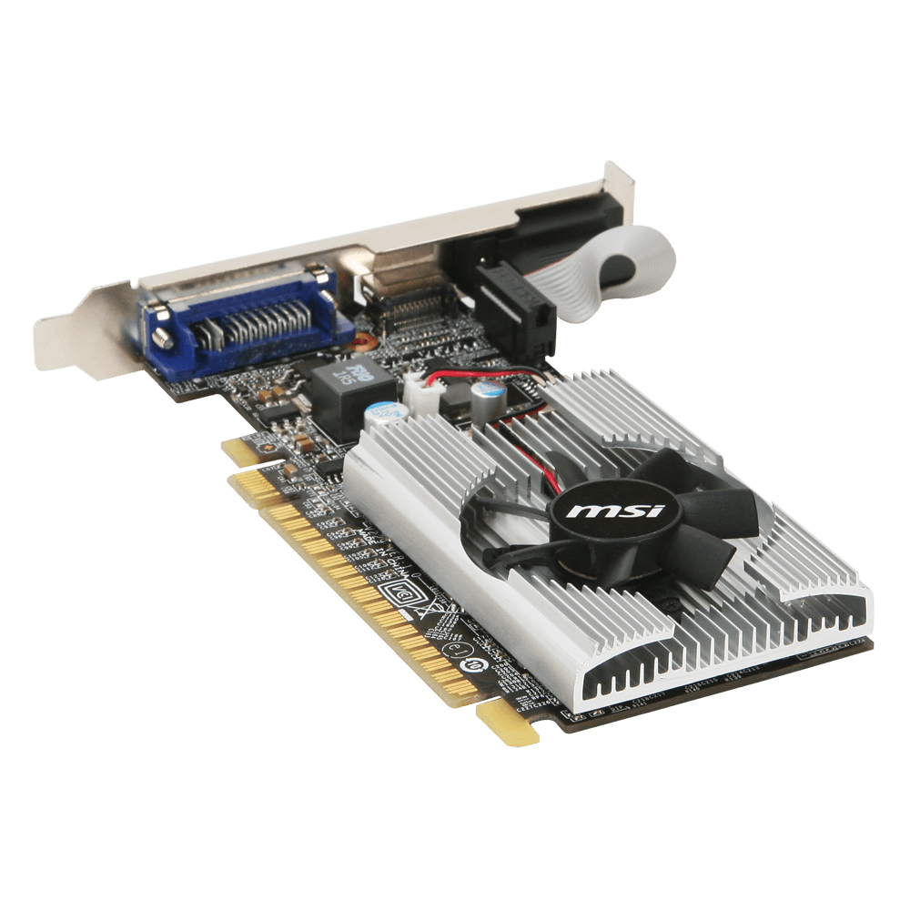 VGA GeForce 1GB GT210 MSI DDR3 Low Profile 64 bits N210-MD1G/D3