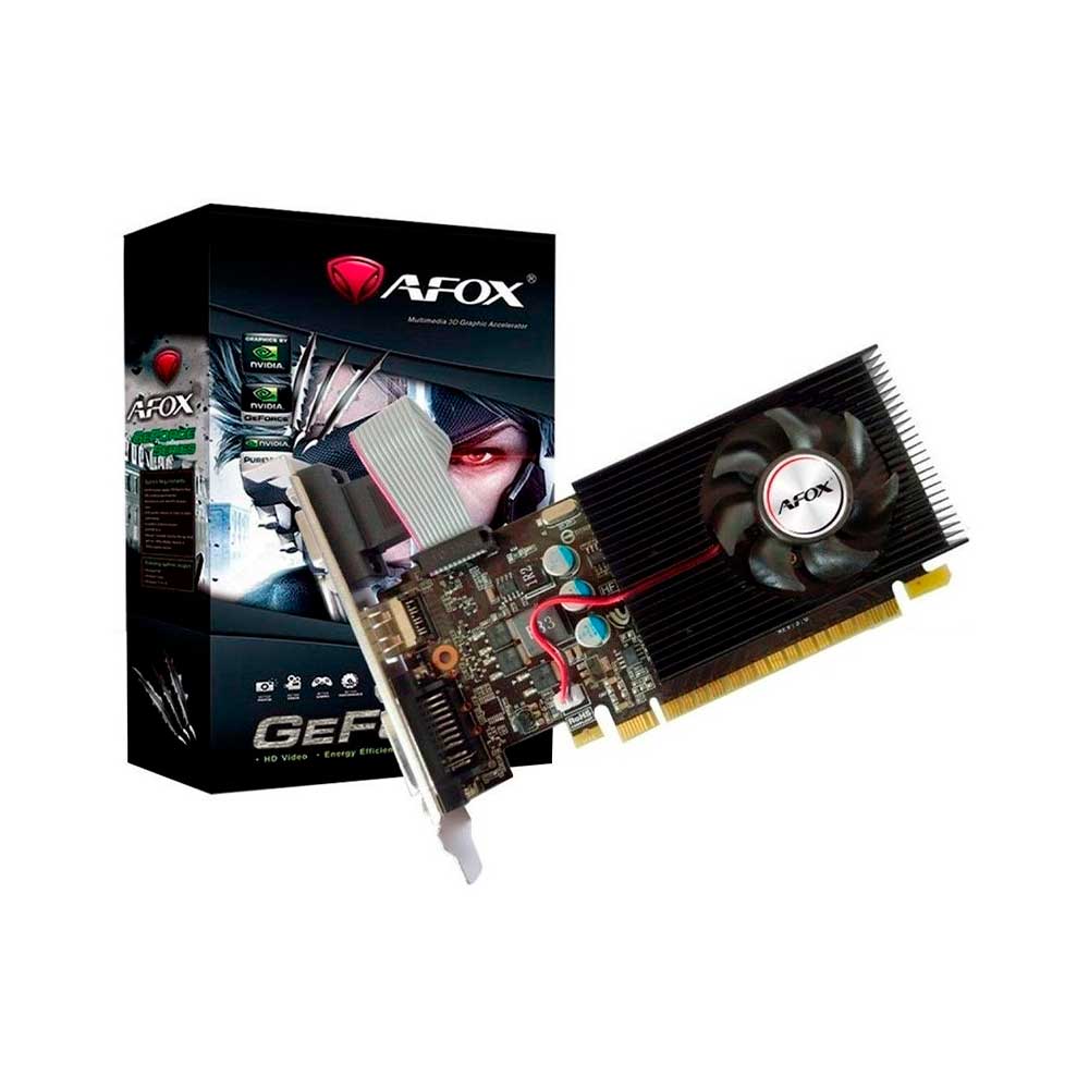 Placa de Vídeo Afox NVIDIA GeForce GT730, 4GB, Ddr3  Vga Hdmi - AF730-4096D3L6